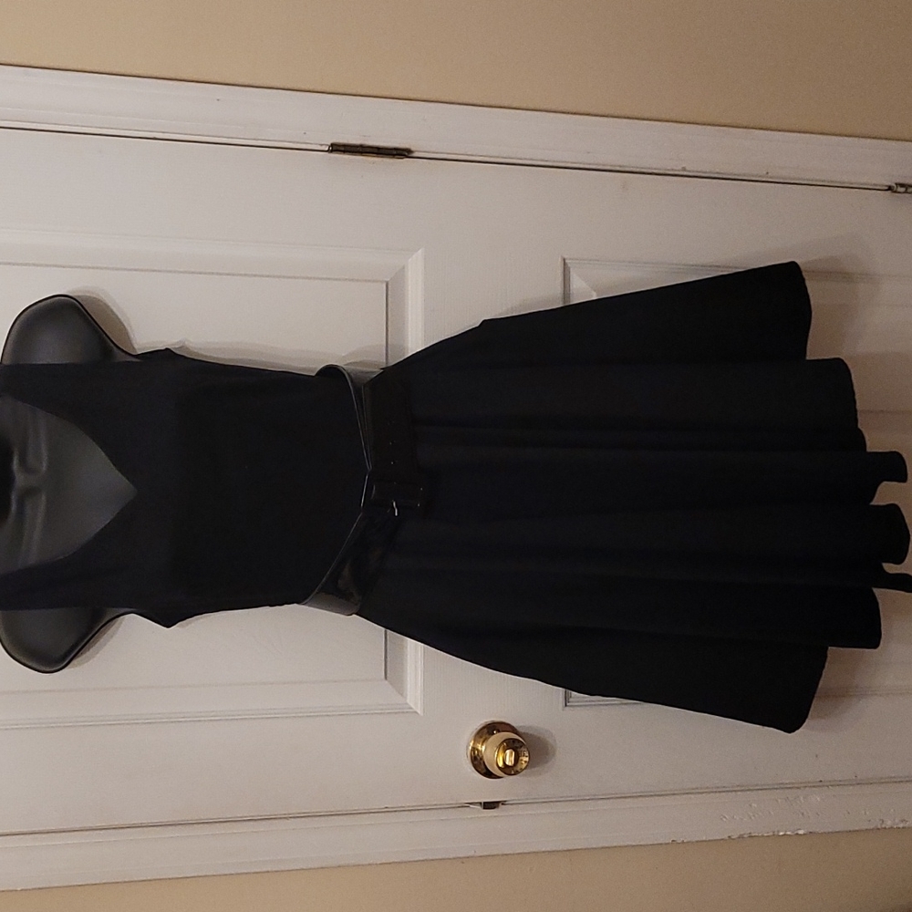 Pinup Couture/Laura Byrnes black Havana dress size med